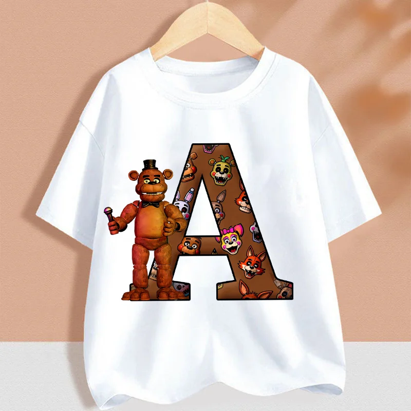Camiseta Five Nights at Freddy's de manga corta con estampado para niños - imagen 2