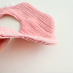 Babero suave de algodón para bebé – Transpirable y absorbente