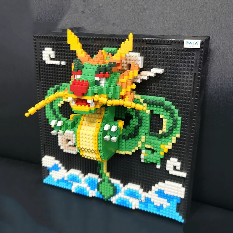 Bloques 3D animales para niños: rompecabezas decorativo dragón elefante - imagen 2