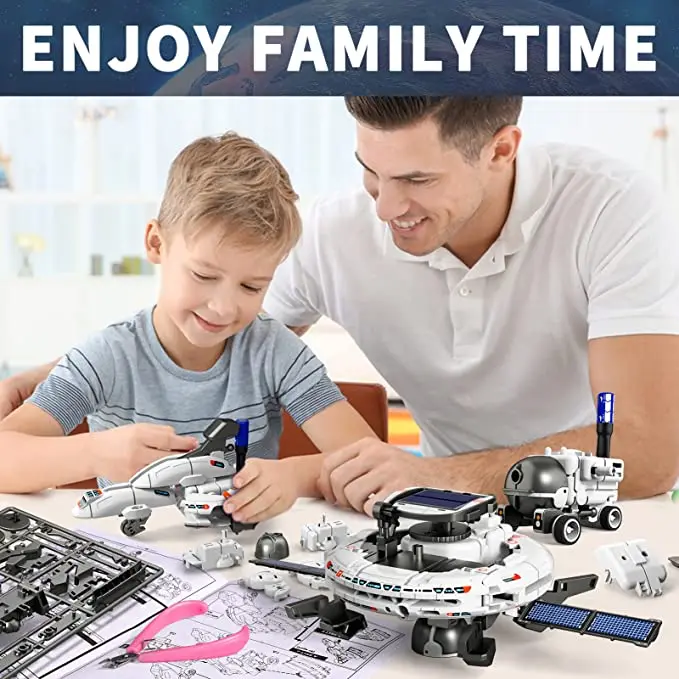 Robot solar educativo 12 en 1 para niños - Kit STEM - imagen 4