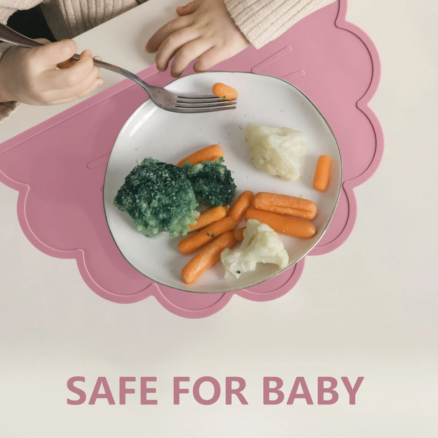 Tapete de alimentación de silicona lavable y antideslizante para niño - imagen 2
