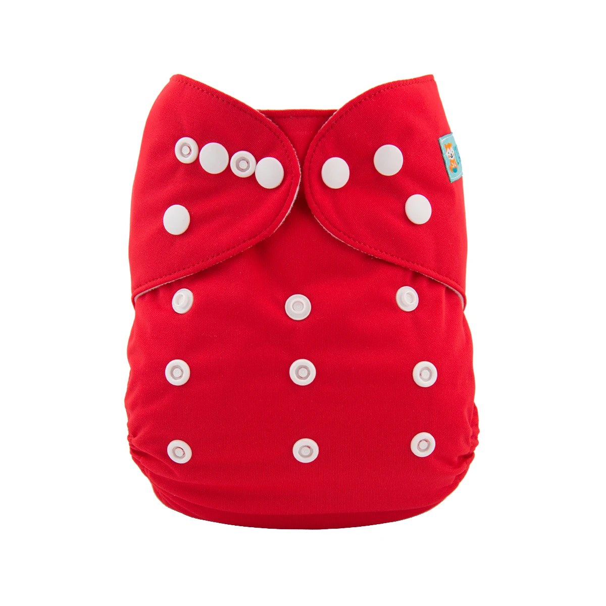 ALVABABY pañal de tela liso lavable con bolsillo reutilizable - imagen 3
