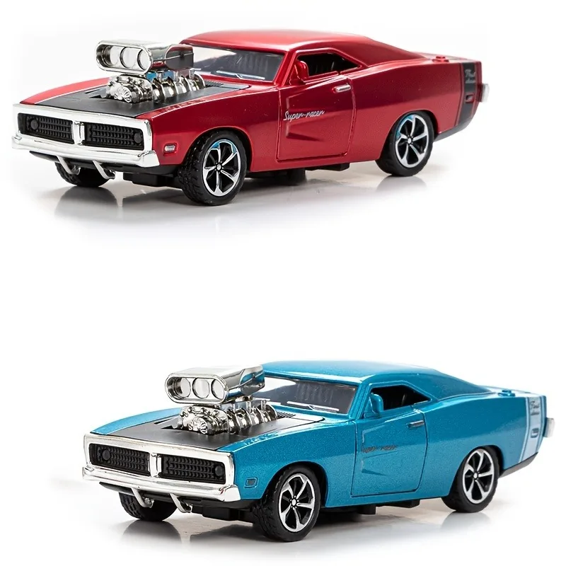 Dodge 32 Coche deportivo de metal que se abre para niños - imagen 2