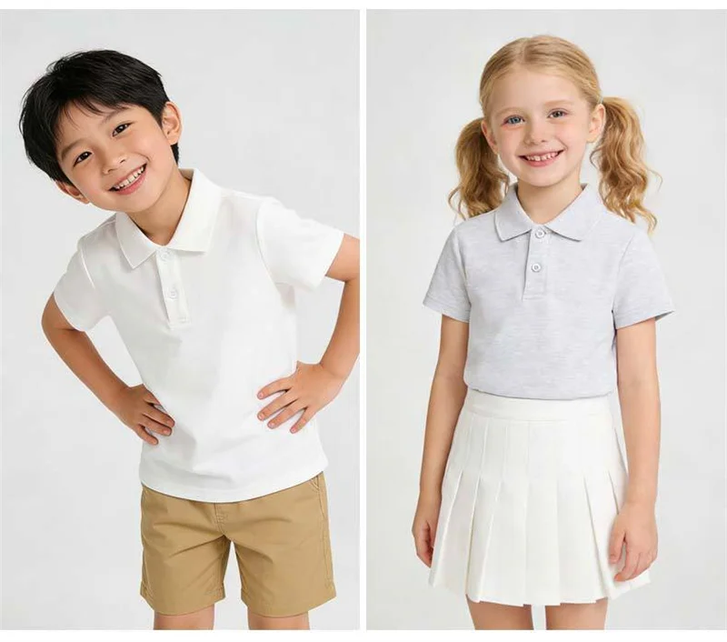 Camiseta de verano para niñas con estilo casual