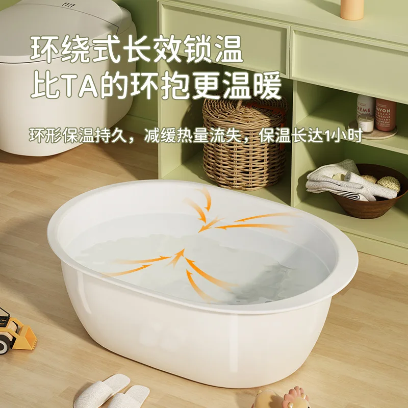 Bañera grande para bebé con mueble de baño recién nacido - imagen 4