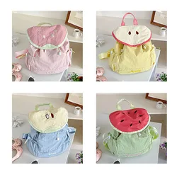 Mochila infantil personalizada de verano con dibujos de frutas