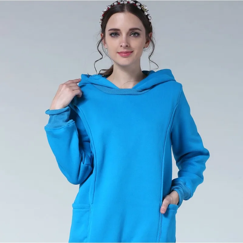 Sudadera en color gris para maternidad