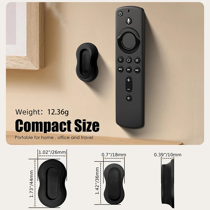Soporte para mando a distancia magnético autoadhesivo de pared - imagen 4