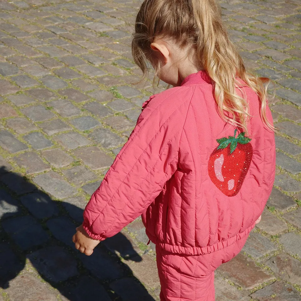 Chaquetas para bebé de lana de cordero KS Winter con dibujos - imagen 2