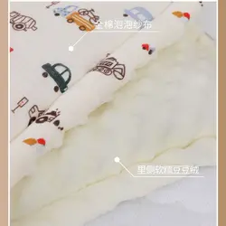 Almohada bebé transpirable terciopelo frijol, para cuatro estaciones