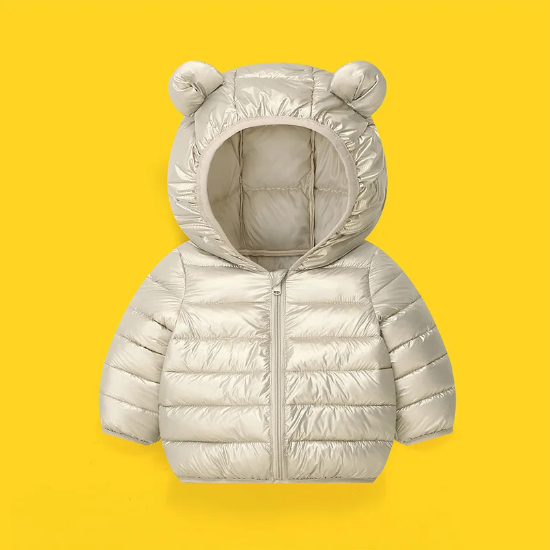 Chaqueta de plumas con capucha para niños – Abrigo otoñal - imagen 4
