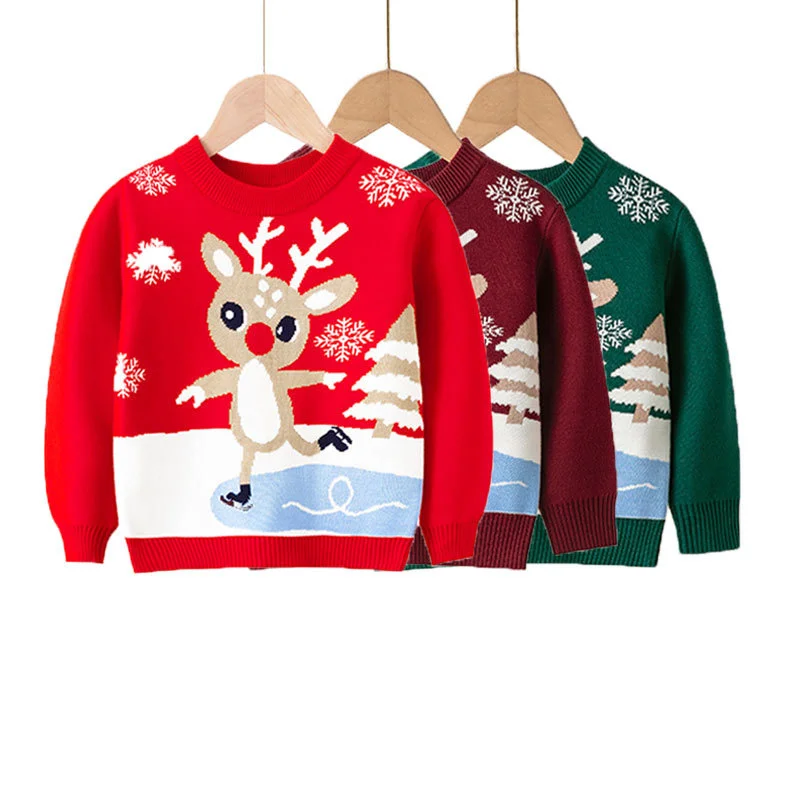 Jersey de Navidad punto cálido con estampado dibujos animados - imagen 2