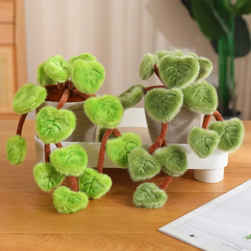 Planta de peluche Pothos en maceta para decoración y regalo - imagen 2
