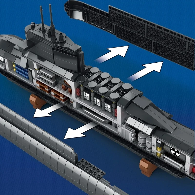 Bloques de Construcción Submarino para Niños Juego Educativo - imagen 2