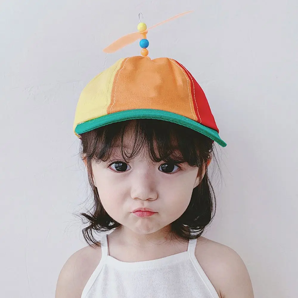 Gorra infantil de baseball con protección solar – Estilo arcoíris - imagen 3