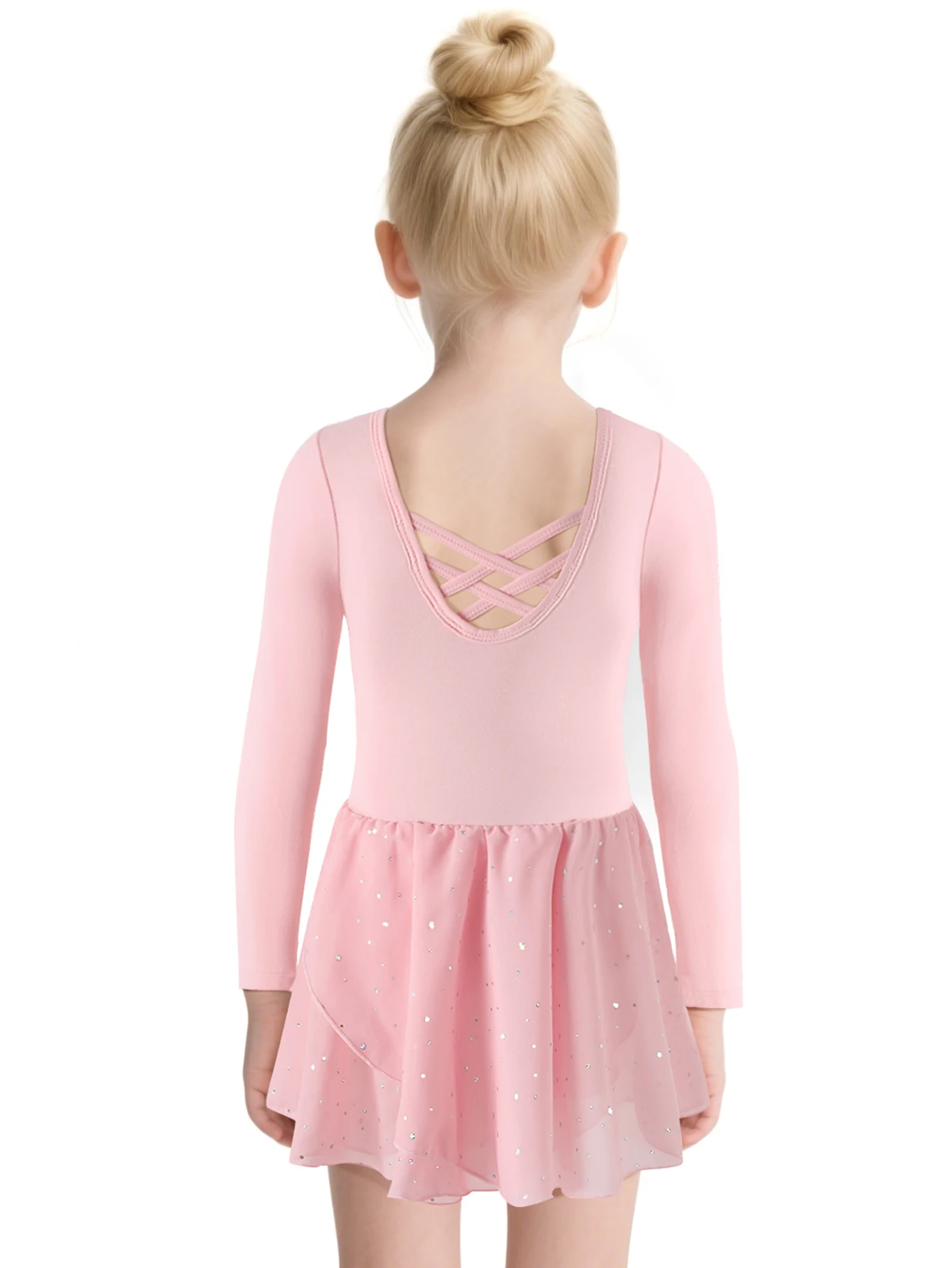 Leotardo ballet con falda tutú para niña - imagen 5