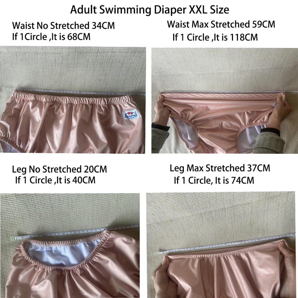 Pañales de natación adultos 2XL