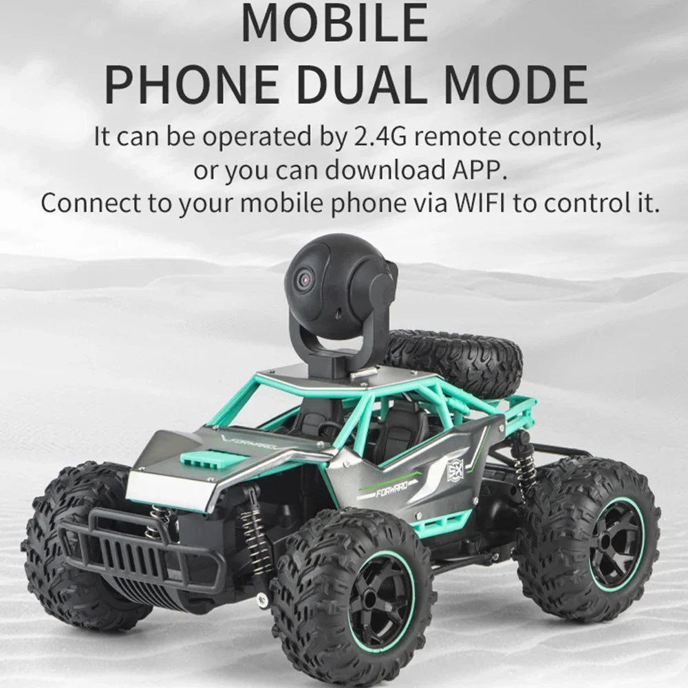 Coche teledirigido todoterreno con cámara WiFi para niños - imagen 2