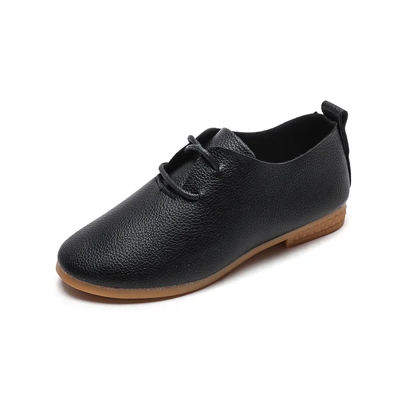 Zapatos de cuero con cordones para niño – Estilo británico - imagen 5