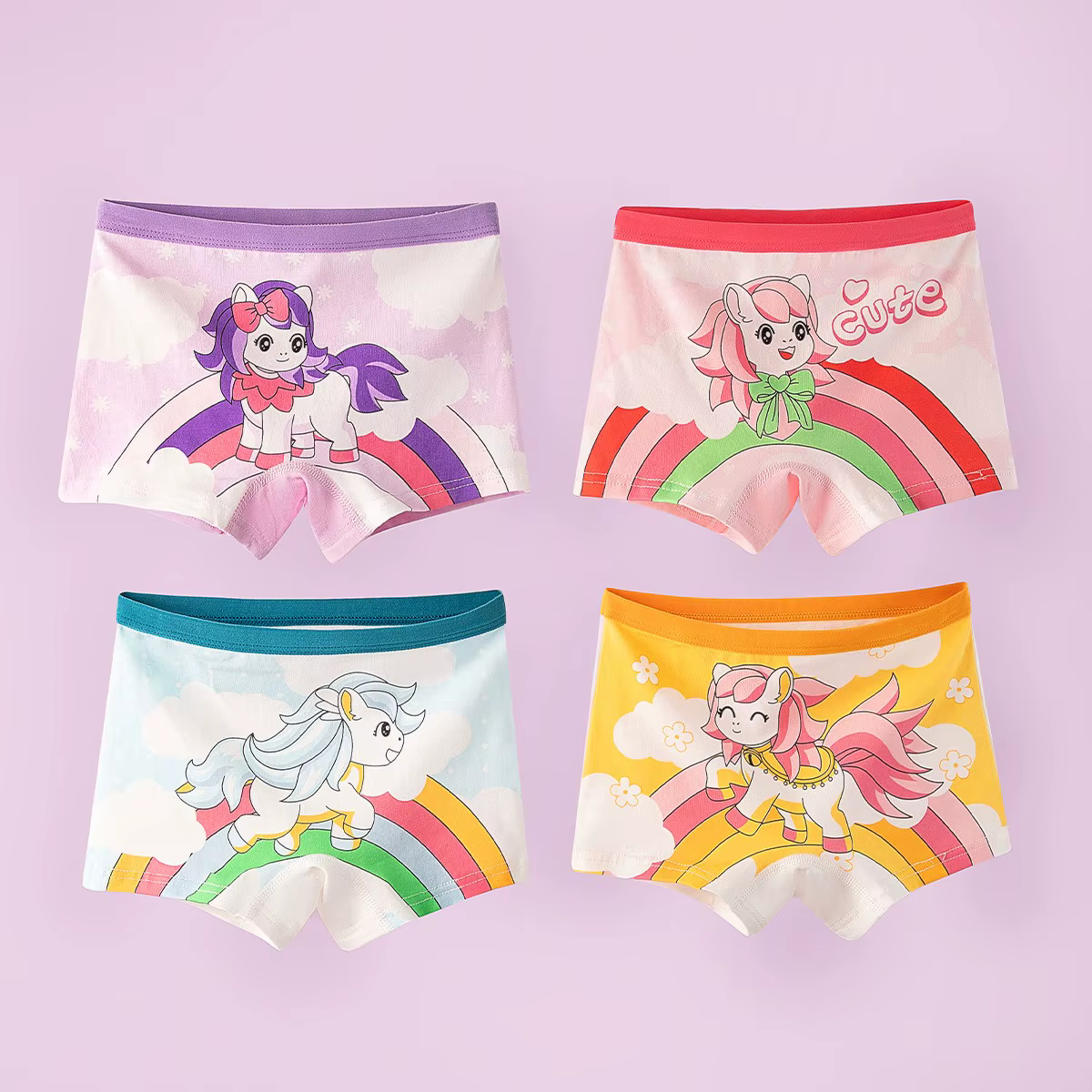 Ropa interior infantil de algodón para niña y niño, set cómodo - imagen 5