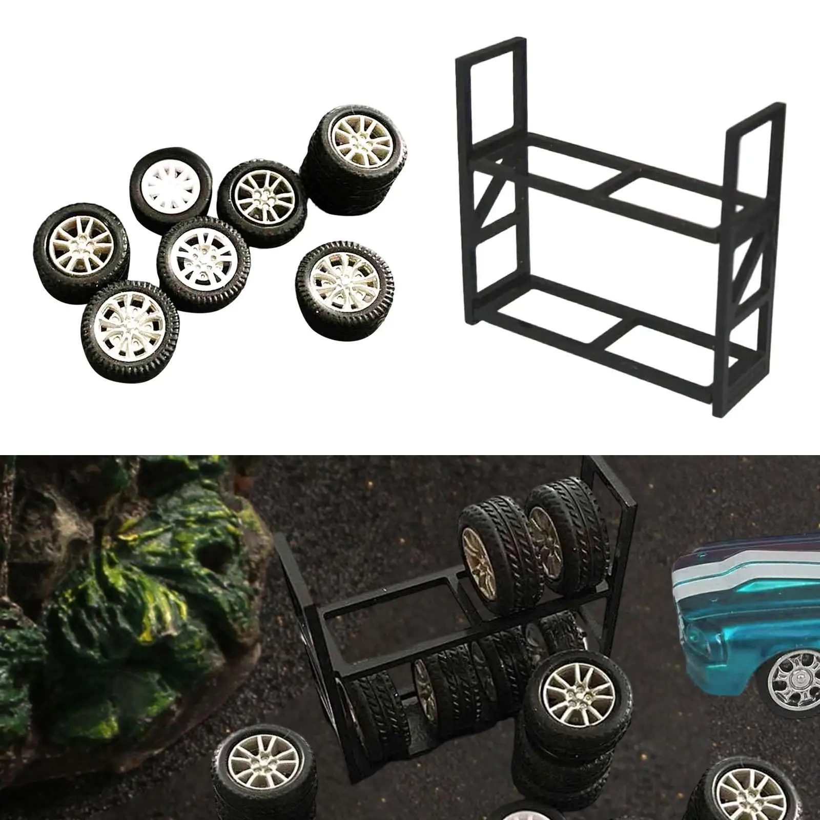 Neumáticos RC de repuesto para coches miniatura tipo escala - imagen 3