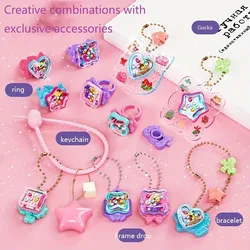 Kit de pegatinas 3D con máquina para manualidades y joyería infantil