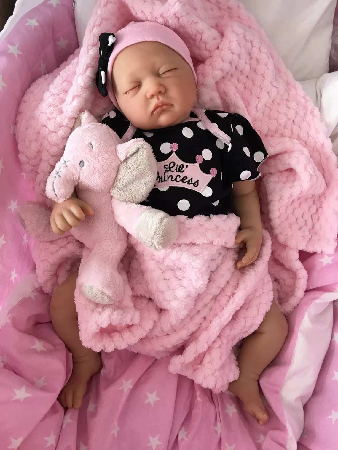 NPK Muñeca Reborn bebé pintada realista tamaño grande - imagen 3