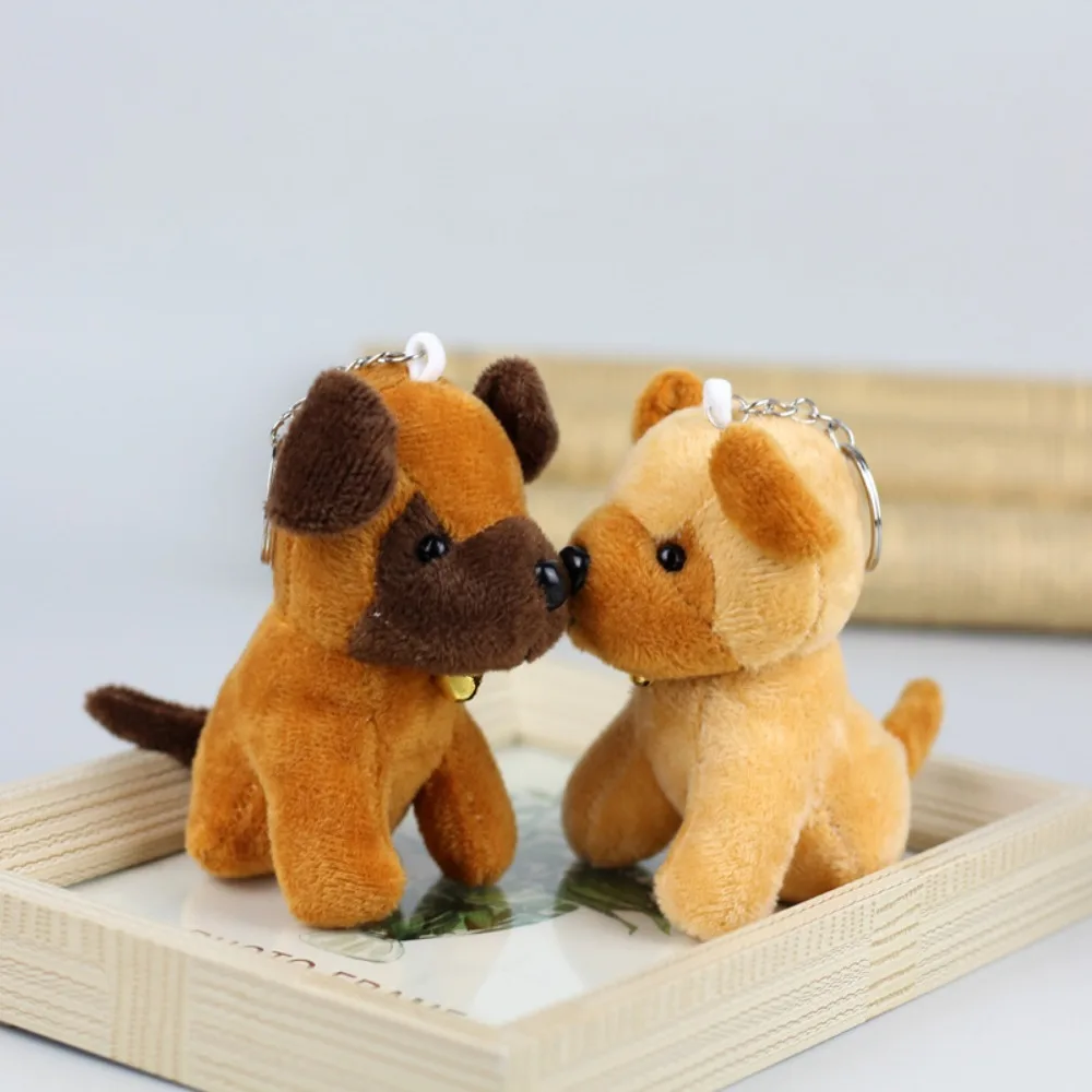Llavero lobo de peluche dibujos animados para niños, colgante suave - imagen 5