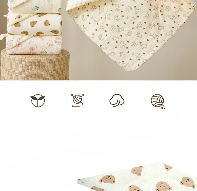 Estampado floral y acabado acogedor