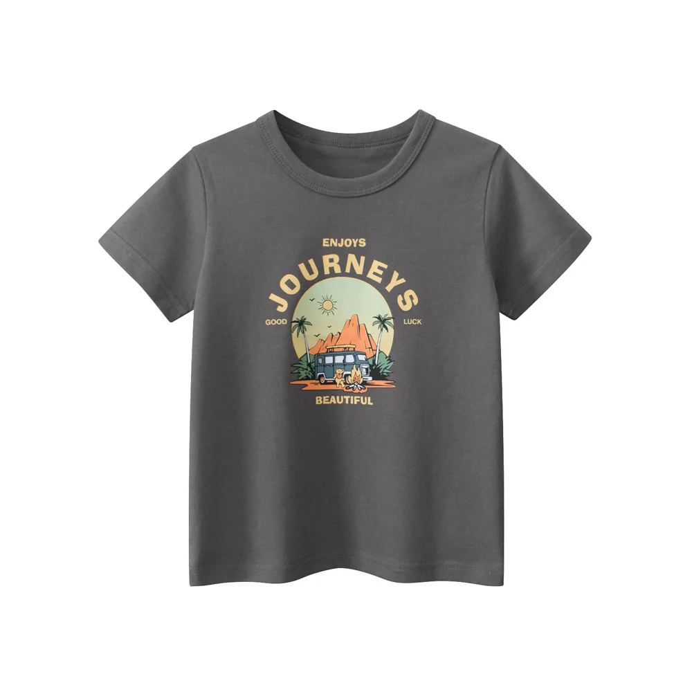 Camisetas de manga corta con dibujos animados para niños - imagen 3