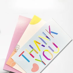 Tarjeta de felicitación en papel estucado de alta calidad