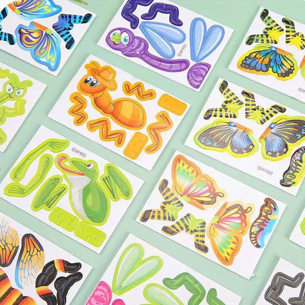 Rompecabezas 3D de papel con insectos para educación infantil - imagen 3