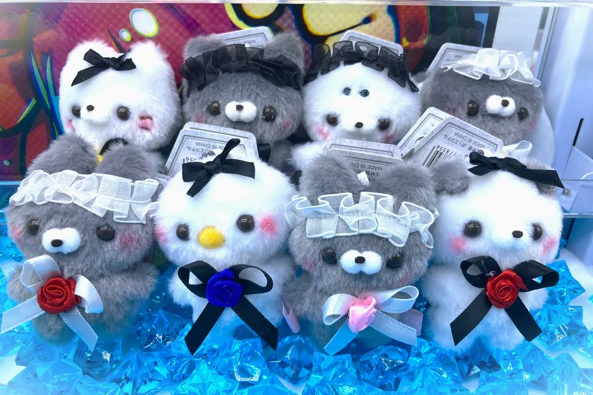 Yell World Sukutto Tatchi-san Peluche Gótico Cinta Rosa - imagen 4