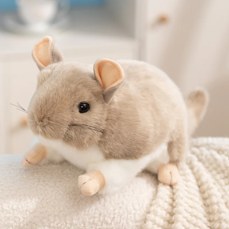 Peluche de chinchilla suave y realista para regalo infantil - imagen 2