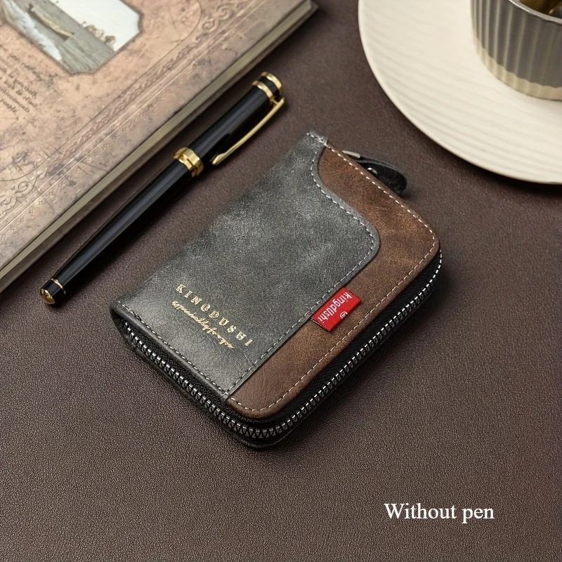 Cartera antirrobo de piel sintética con ranuras y protección - imagen 5