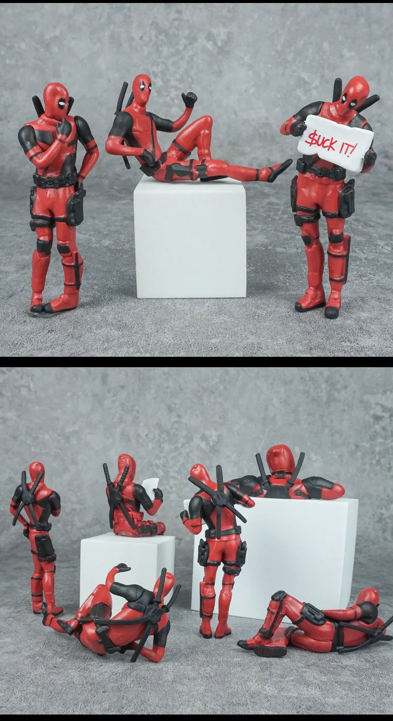 Figuras Deadpool decorativas para hogar y oficina