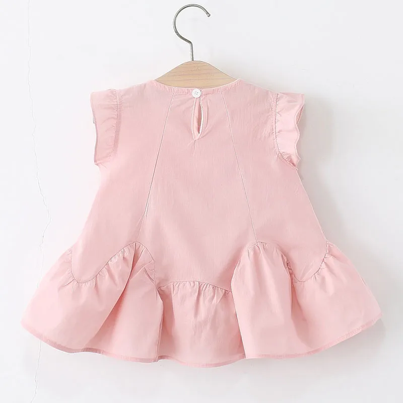 Vestido princesa sin mangas de algodón para niña – conjunto con bolsa - imagen 4