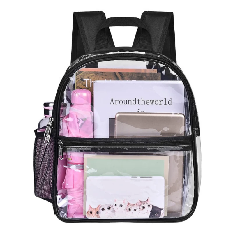 Mochila transparente impermeable para viaje escolar unisex - imagen 5