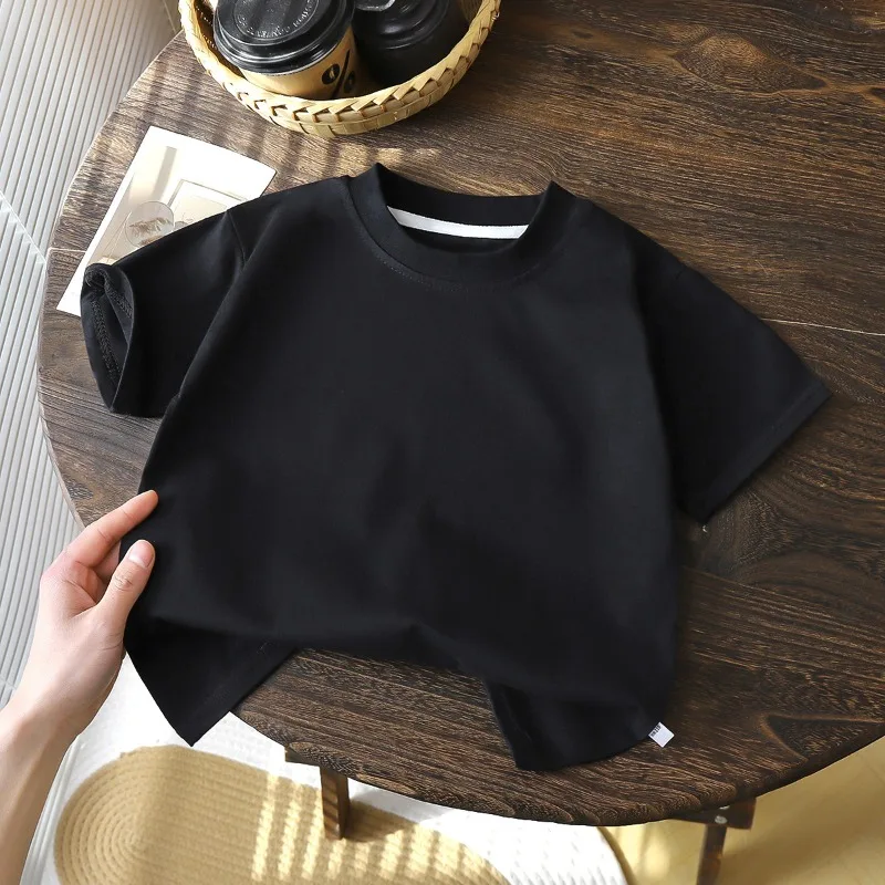 Camiseta de algodón de manga corta para niños y bebés - imagen 4