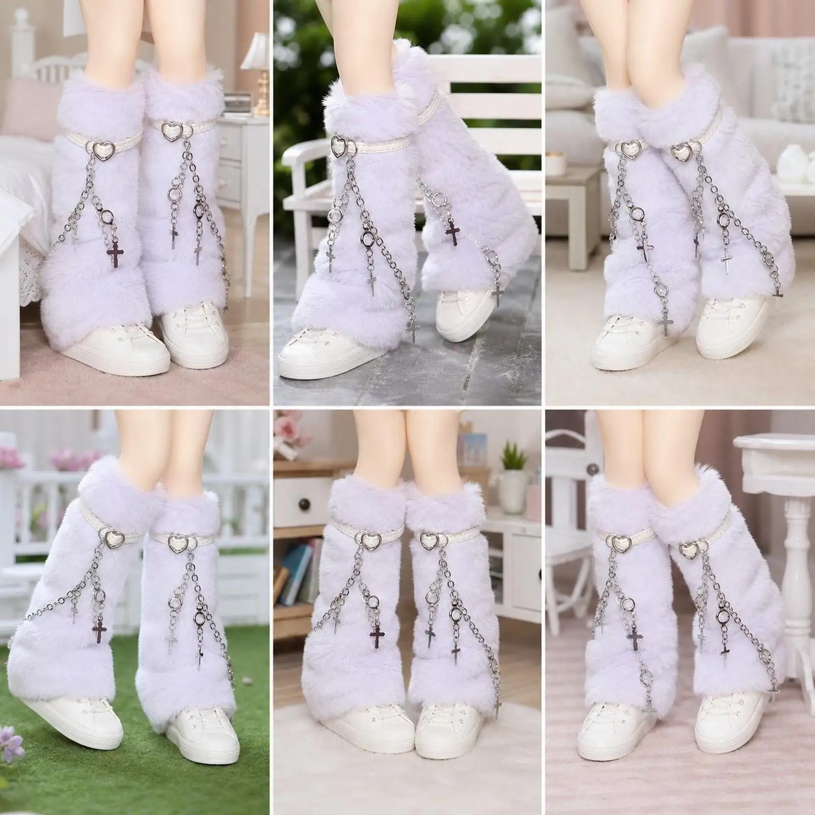 Calcetines cortos para botas de muñeca, calentadores tobillo - imagen 5