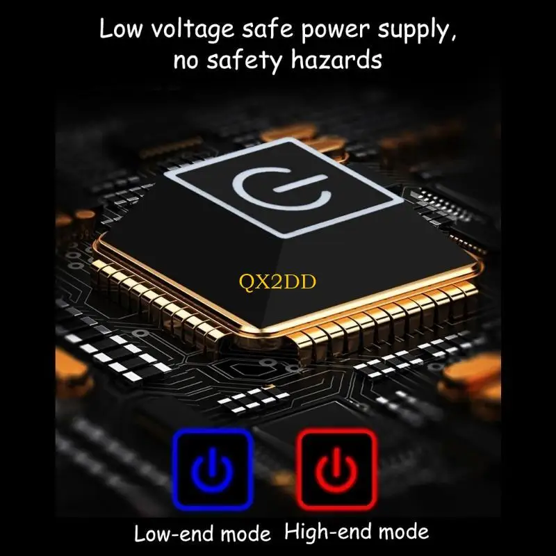 QX2D Alfombrilla calefactora USB para cochecitos bebé, segura - imagen 3