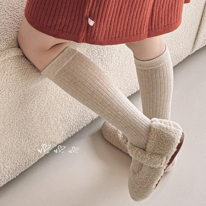 Calcetines altos de algodón para niños y niñas, hasta la pantorrilla - imagen 4