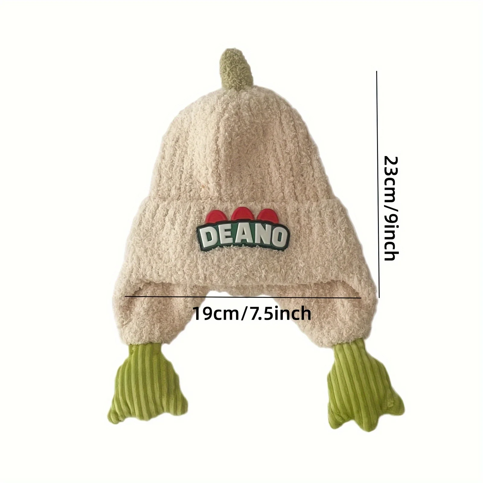 Gorro de dinosaurio para bebé disponible en varios colores