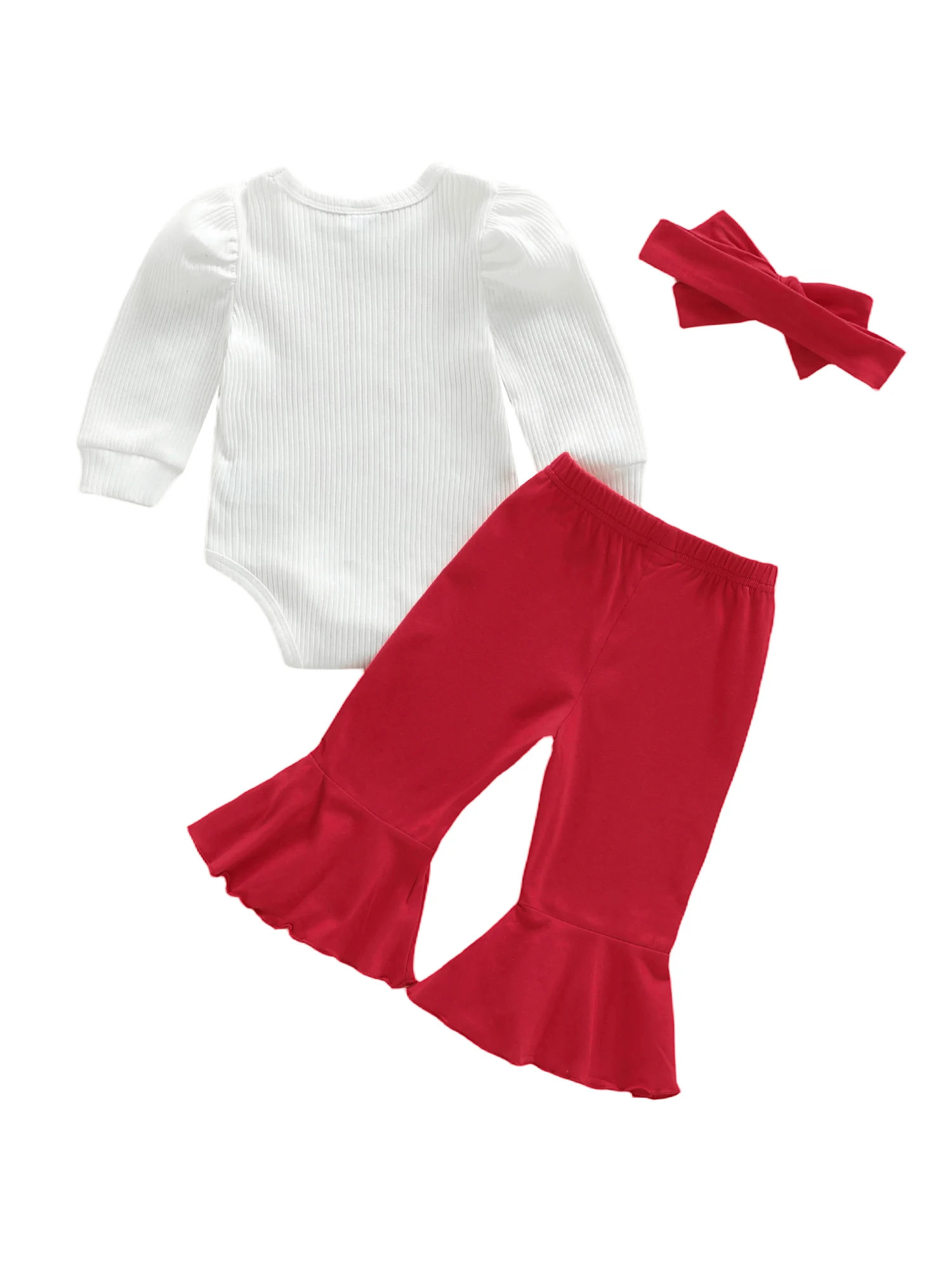 Pantalones acampanados con cintura elástica