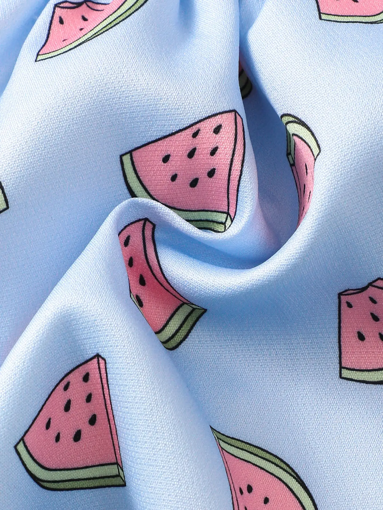 Estampado sandía en vestido sin mangas