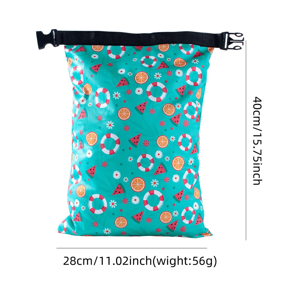 Bolsa de pañales impermeable doble uso seca y húmeda – Ecológica lavable - imagen 3