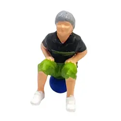 Figura de diorama pintada a mano para micropaisajes