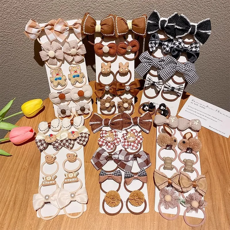 Diademas elásticas infantiles para niña – Tubulares de algodón - imagen 4