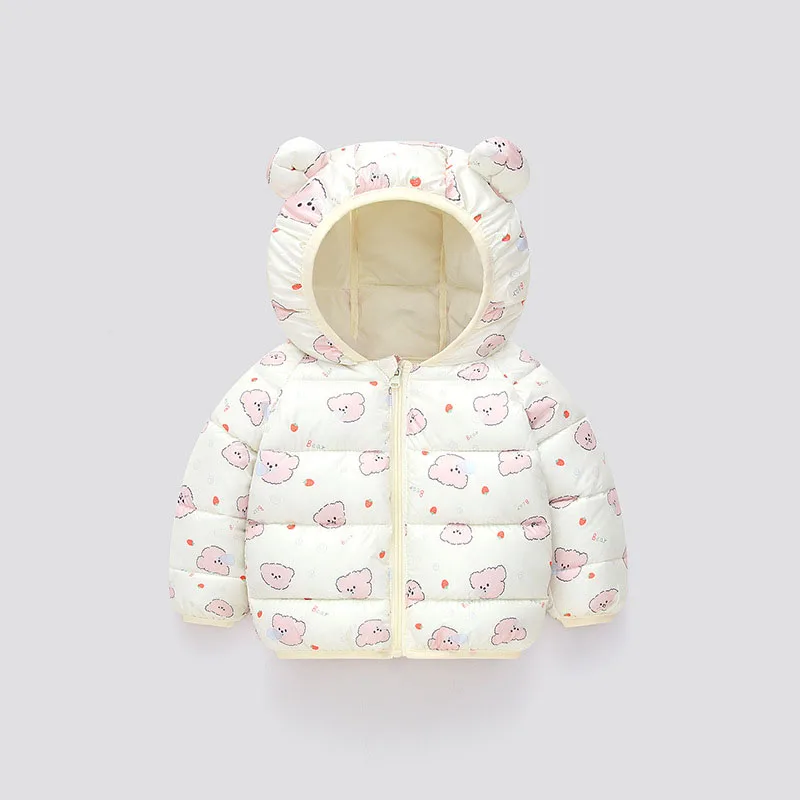 Chaqueta de plumón con capucha para niños – Cálida y ligera