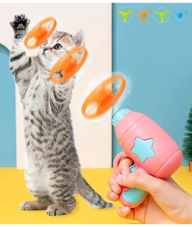 Juguete interactivo para entrenamiento felino